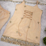 Stylish Fandy Silk Mirror Work Suit