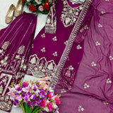 Trending Partylook Embroidered Top Sharara