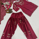 Panjabi Style Satin Silk Suit