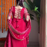 Festive Natural Crepe Anarkali Suit