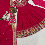 Festive Natural Crepe Anarkali Suit
