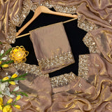 MAHER HAND WORK SAREE
