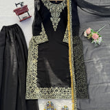 Modern Style Georgette Straigt Suit