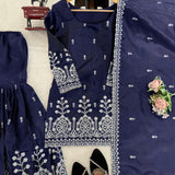 Modern Style Silk Top Sharara