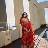 Designer Embroidered Anarkali Suit