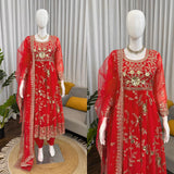 Designer Embroidered Anarkali Suit