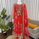 Designer Embroidered Anarkali Suit