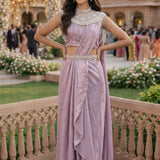 Aashvi Satin Silk Readymade Saree