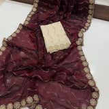 Classic Space Satin Silk Saree
