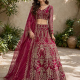 Premium Bridal Embroidered Lehenga