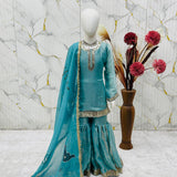 Sea Green Beautiful Kids Suit