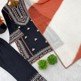 Classic Reyon Embroidered Suit