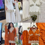 Wedding Special Silk Top Plazzo