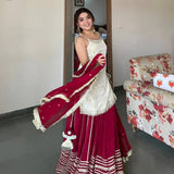 Trendy Fendy Silk Top Lehenga