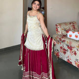 Trendy Fendy Silk Top Lehenga