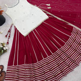 Trendy Fendy Silk Top Lehenga