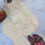 Panjabi Natural Crepe Top Shalwar