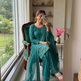 Panjabi Natural Crepe Top Shalwar