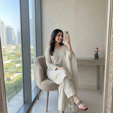 Panjabi Natural Crepe Top Shalwar