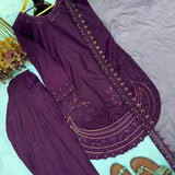 Panjabi Natural Crepe Top Shalwar