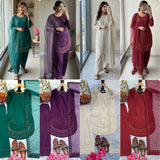 Panjabi Natural Crepe Top Shalwar