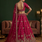 Royal Maharani Silk Beadwork Lehenga