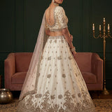 Royal Maharani Silk Beadwork Lehenga