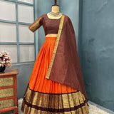 Traditional Kanchi Cotton Lehenga Choli