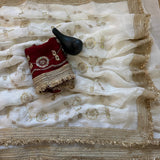 Space Stin Sequence Work Saree