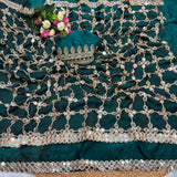 Premium Silk Real MirrorWork Saree