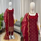 Zoya Roman Glass Straight Suit