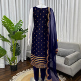 Zoya Roman Glass Straight Suit