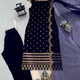 Zoya Roman Glass Straight Suit