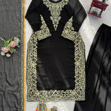 Classy Georgette Embroidered Top Plazzo