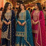 Premium Hima Embroidered Suit