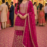 Premium Hima Embroidered Suit