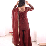 Partylook Fendy Silk Top Plazzo