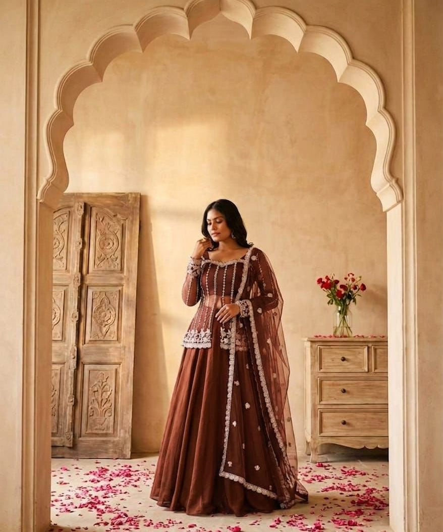 Premium Bridal Embroidered Lehenga