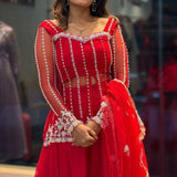 Premium Bridal Embroidered Lehenga