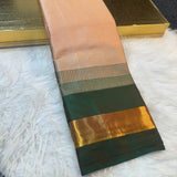 Korvai Border Silk Uniform Saree