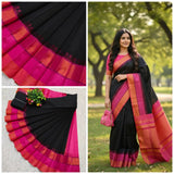 Korvai Border Silk Uniform Saree