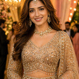 Indra Bridal Embroidered Lehenga Choli