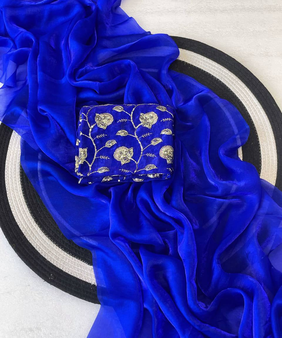 Madhubala Fendy Satin Silk Saree
