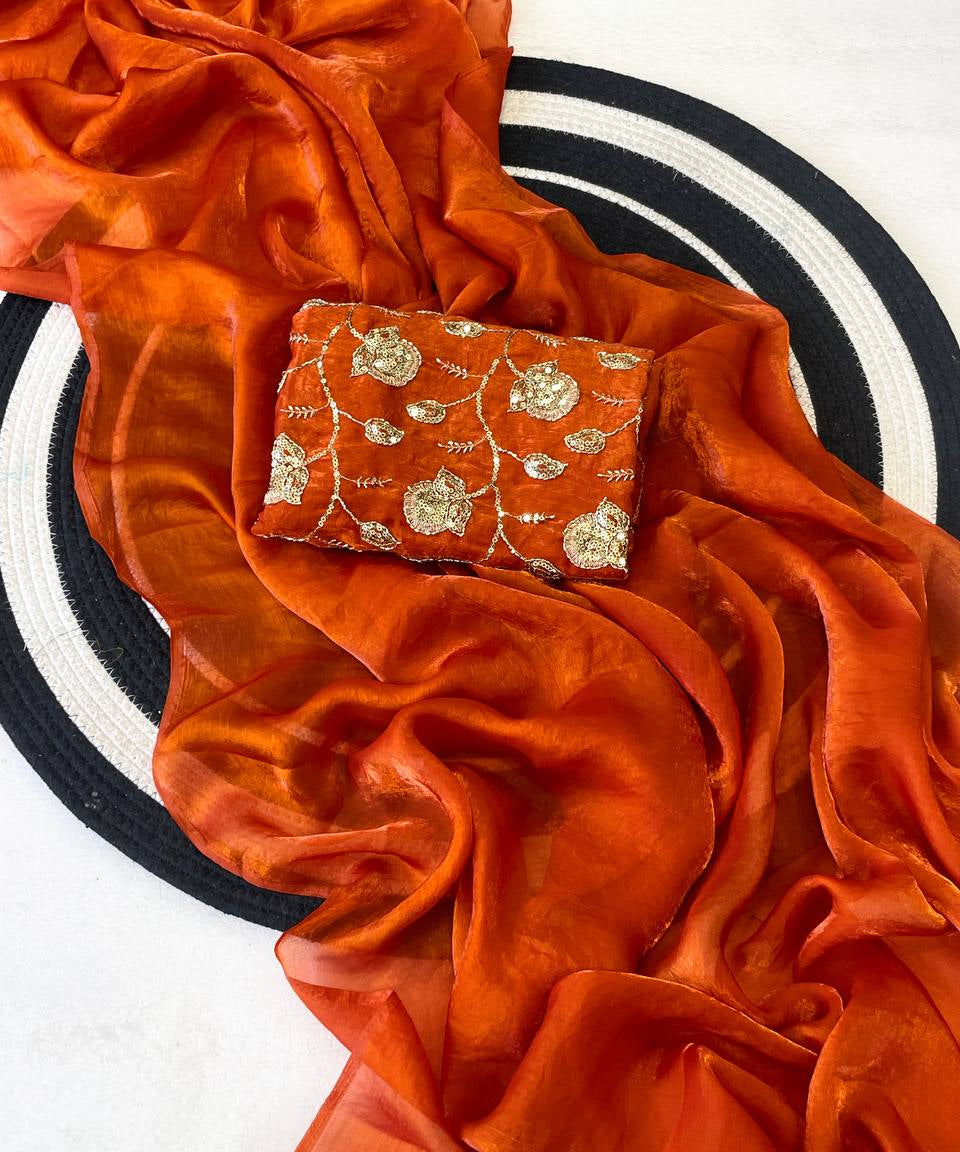 Madhubala Fendy Satin Silk Saree