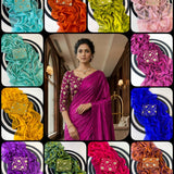 Madhubala Fendy Satin Silk Saree