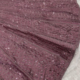 Mauve Bridal Wedding Silk Lehenga