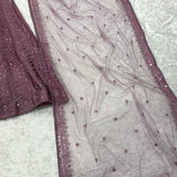 Mauve Bridal Wedding Silk Lehenga