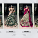Traditional Kalamkari Tussar Silk Lehenga