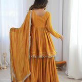 Pretty Ethnic Chanderi Silk Suit