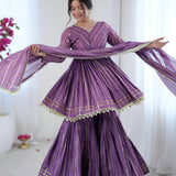 Pretty Ethnic Chanderi Silk Suit